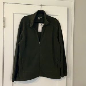 NWT White Sierra Fleece Jacket